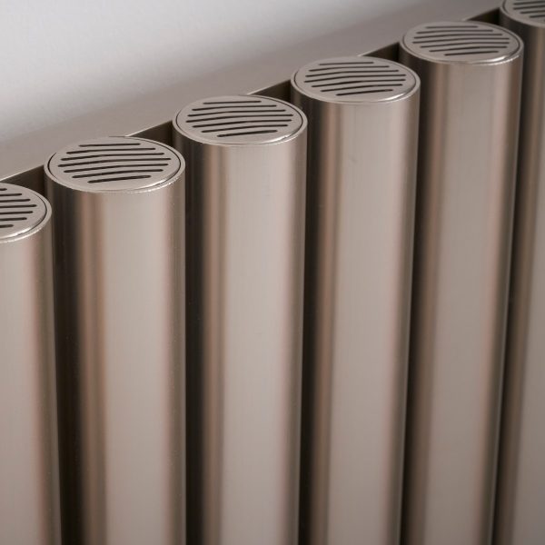 Towelrads Oxshott 600x975 Horizontal Radiator in Silver - 240030