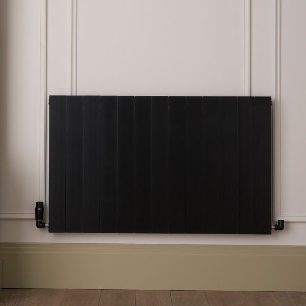 Towelrads Walton 600x975 Horizontal Radiator in Matt Black - 240050