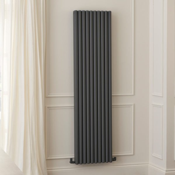 Towelrads Winchester 1800 x 446 Vertical Radiator in Anthracite - 240105