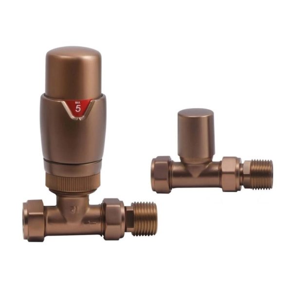 Towelrads Straight TRV Brushed Bronze - 690371