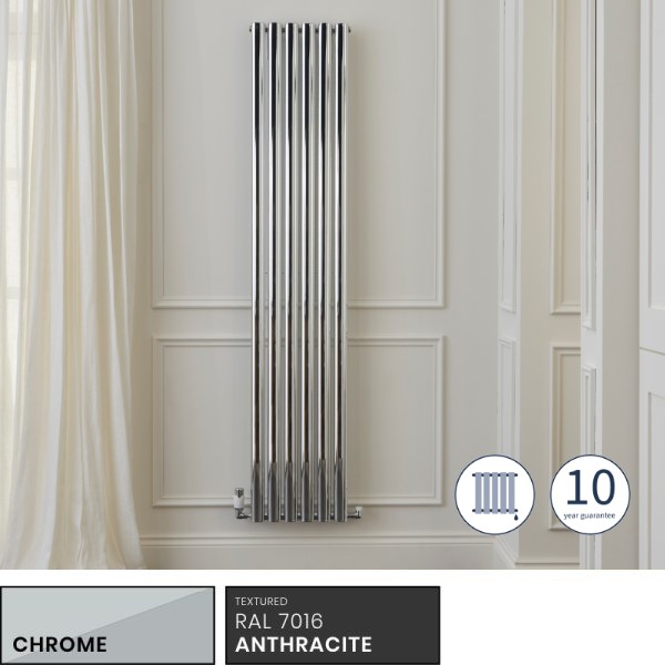 Towelrads Dorney Vertical Radiator in Chrome