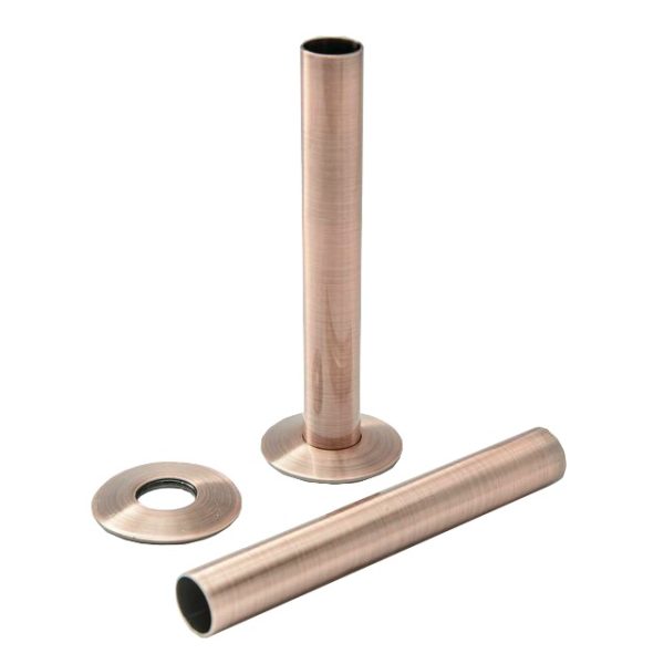 Towelrads 130mm pipe sleeve set antique copper - 690236