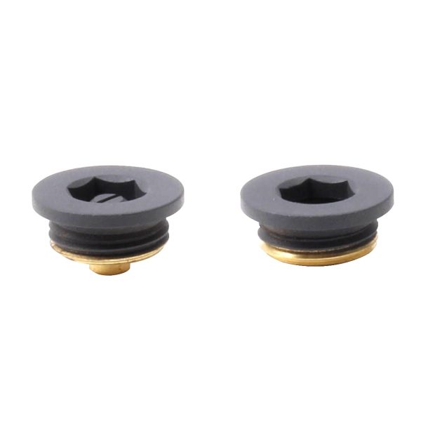 Towelrads Bleed Valve & Blanking Plug in Basalt Grey - 690362