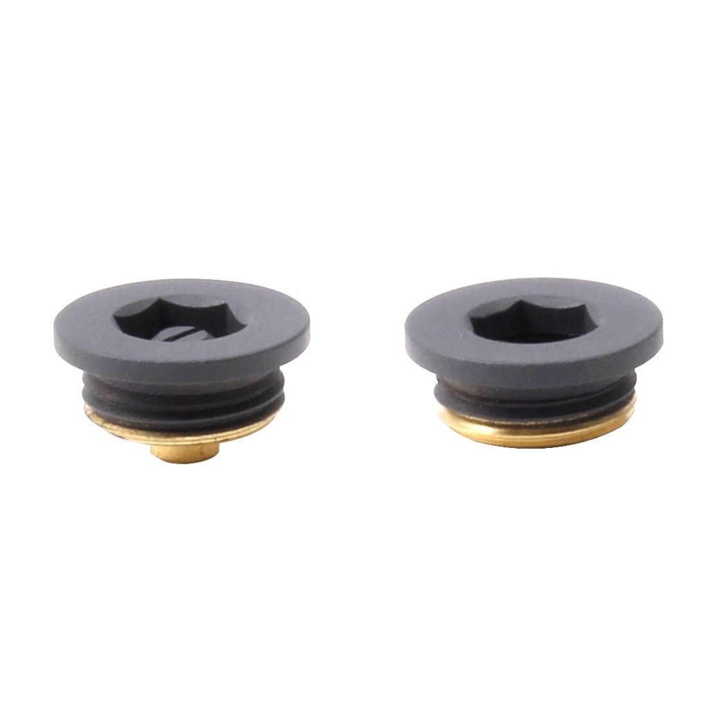 Towelrads bleed valve and plug set basalt grey - 690362