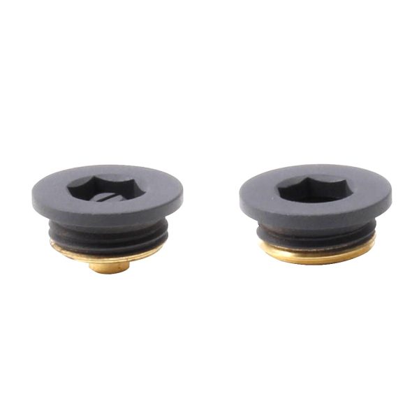 Towelrads bleed valve and plug set basalt grey - 690362