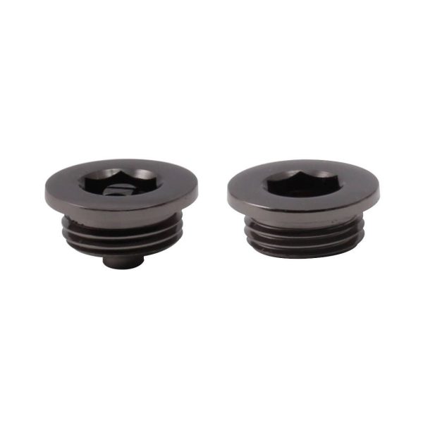 Towelrads bleed valve and plug set brushed gun metal - 690383