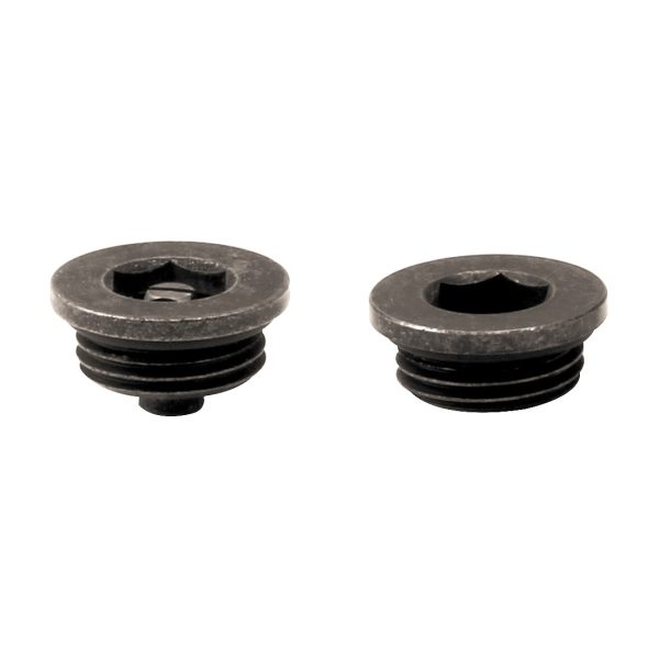 Towelrads bleed valve and plug set pewter - 690355