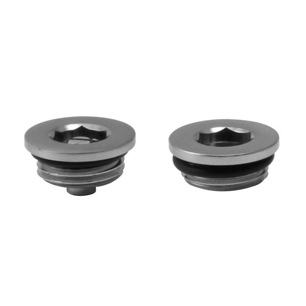 Towelrads Bleed Valve & Blanking Plug in Satin Brushed Nickel - 690353