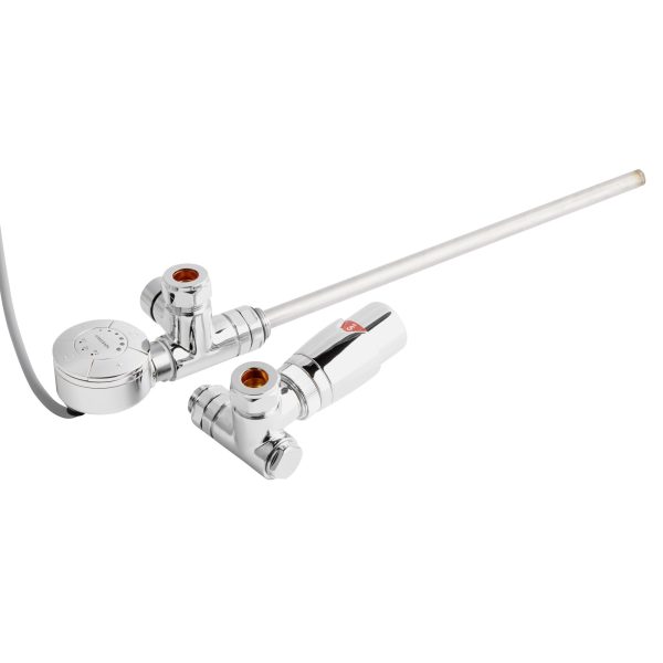 Towelrads Dual Fuel TRV Valve in Chrome Cut Out