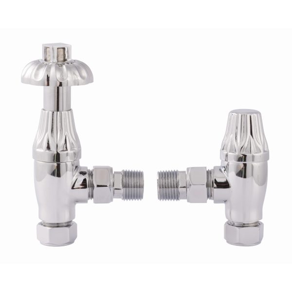 Towelrads Winchester Angled TRV Valve in Chrome - 690009