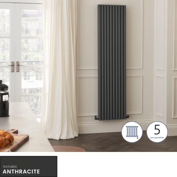 Towelrads Winchester Vertical Radiator in Anthracite