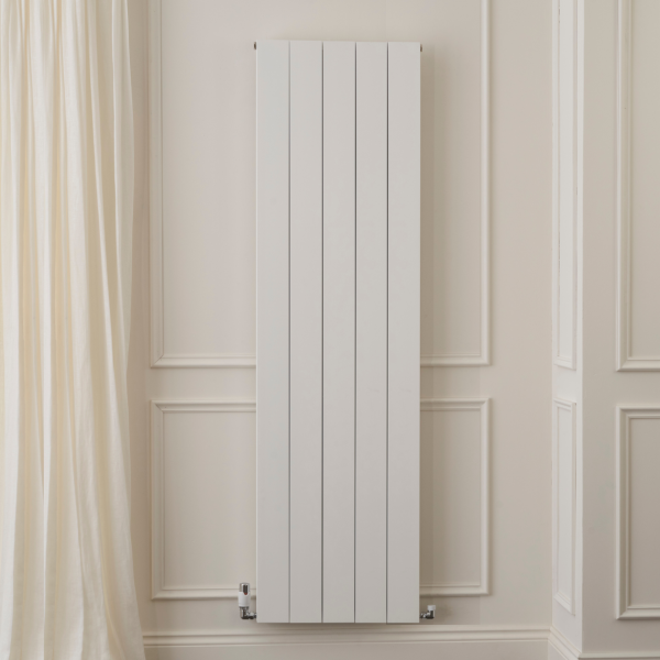 Towelrads Ascot Double Vertical Radiator in White - 1800mm x 510mm
